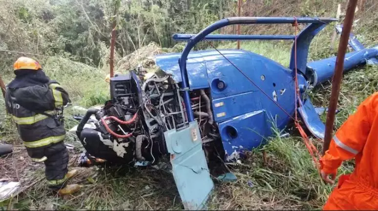 Menina de 12 anos que sobreviveu a queda de helicóptero em Caieiras tem alta hospitalar