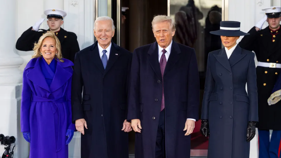 O visual escolhido por Melania para a tomada de posse de Donald Trump