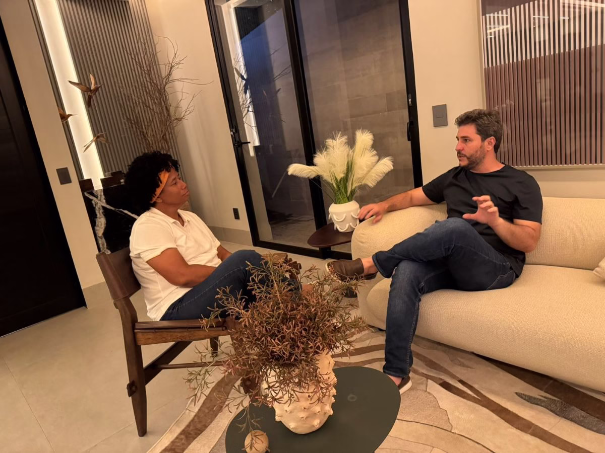 Sílvia Cristina e Maurício Carvalho discutem o fortalecimento da federação União Progressista em Rondônia