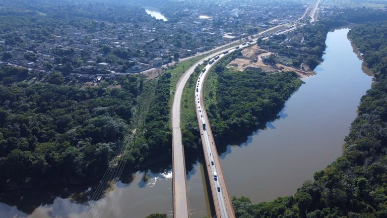 Ponte sobre o rio Candeias é inaugurada após quase um ano de obras e investimento de R$ 25 milhões em Rondônia