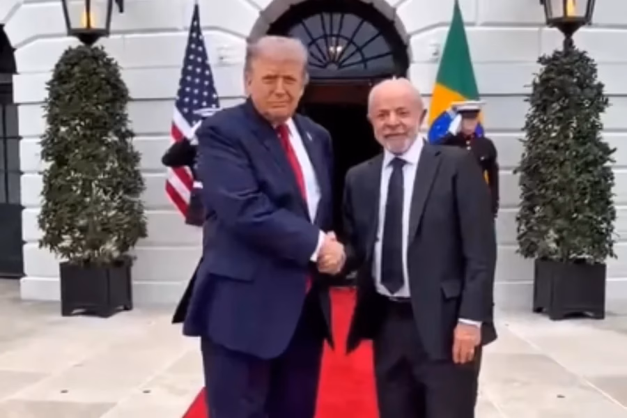 Lula se reúne com Donald Trump na Casa Branca