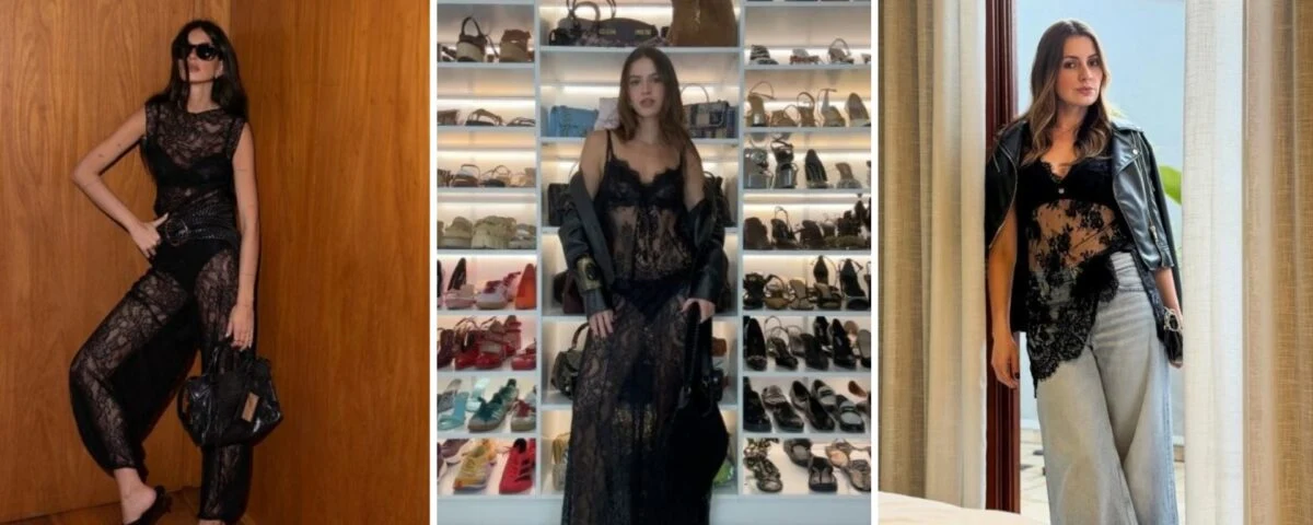 5 truques de styling para incorporar a renda nos seus looks para dia e noite
