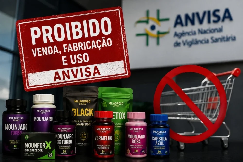 Anvisa proíbe chás que prometem efeito do Mounjaro