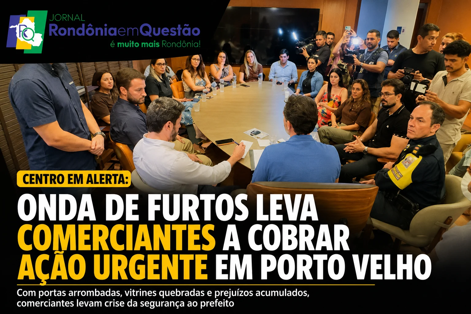 Centro de Porto Velho sob pressão: comerciantes cobram resposta diante da escalada de furtos