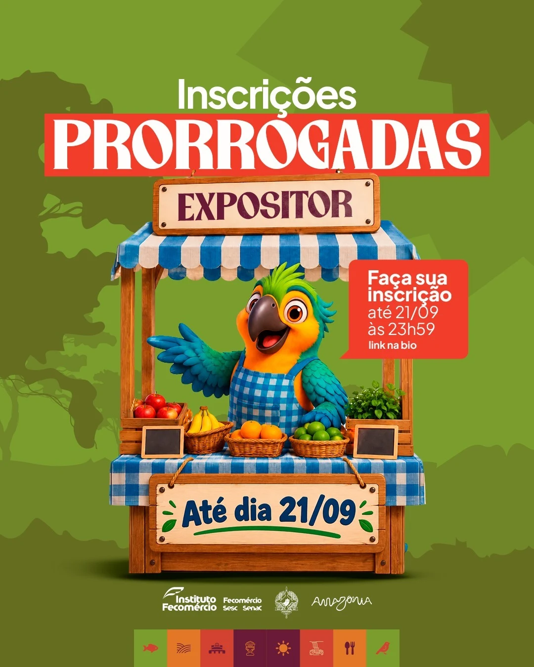 As inscrições para participar da Expoturismo Rondônia 2026 foram prorrogadas até o dia 21 de setembro, às 23h59
