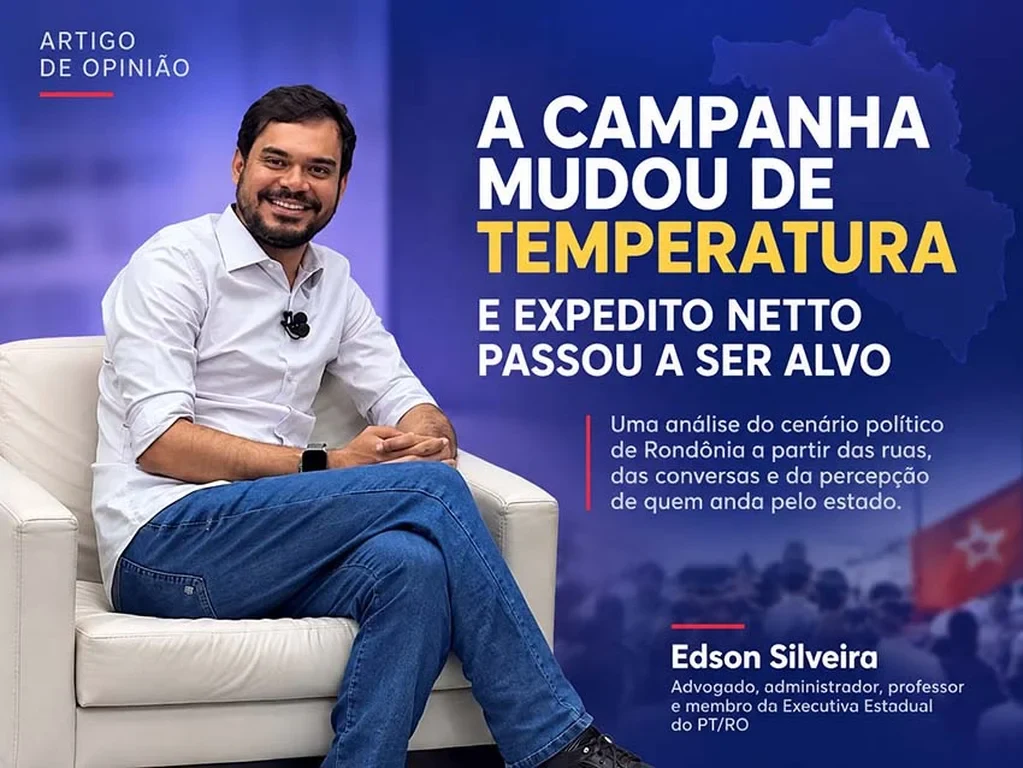 A campanha mudou de temperatura — e Expedito Netto passou a ser alvo