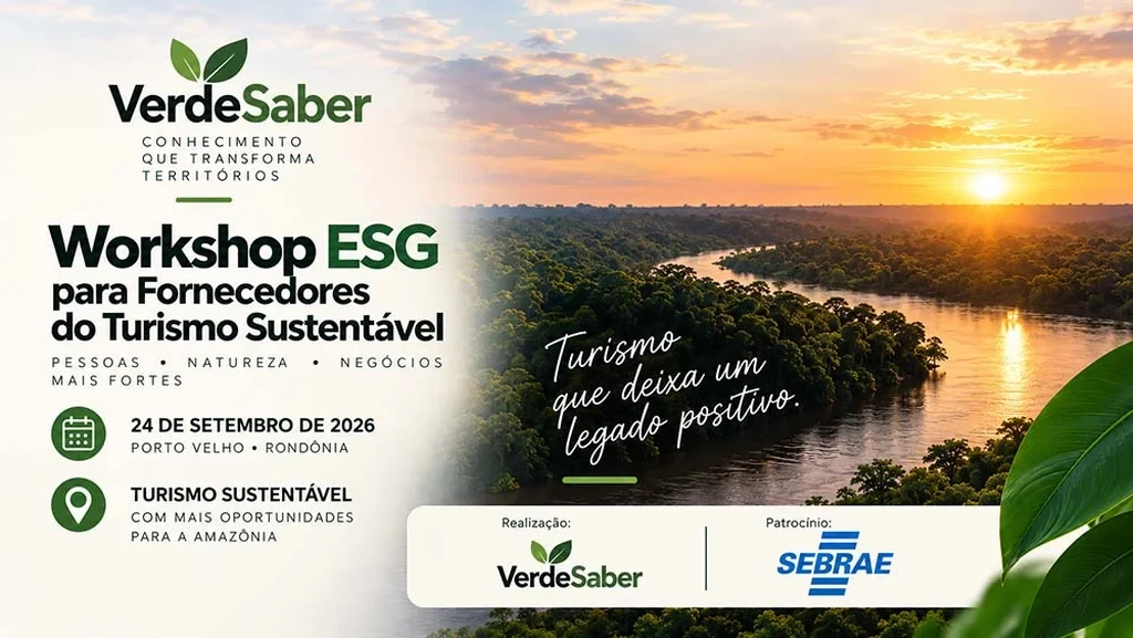 Workshop ESG aproxima sustentabilidade da rotina de pequenos negócios do turismo em Porto Velho