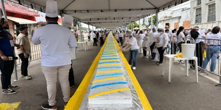 112 anos, 112 metros de bolo: Porto Velho prepara aniversário com sabor de tradição