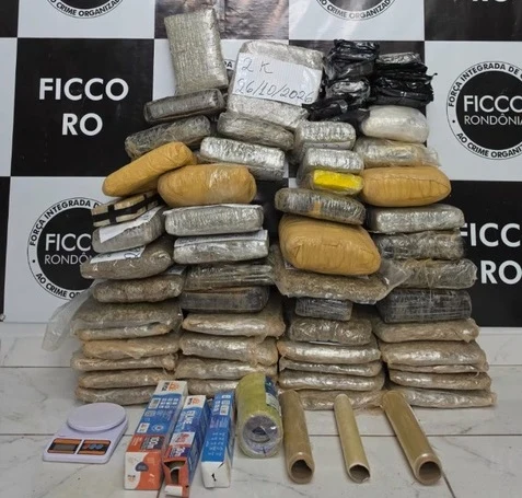FICCO/RO apreende cerca de 57 kg de entorpecentes em Porto Velho